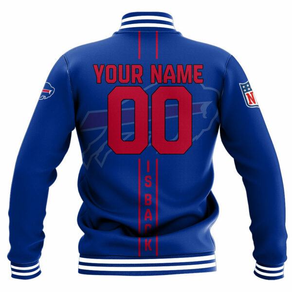 NFL Buffalo Bills Baseball Jacket Personalized name Football For Fan 1