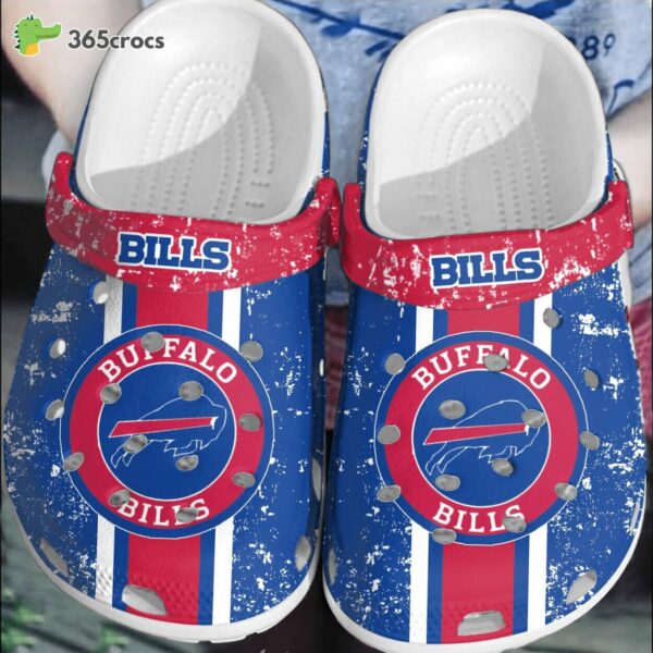 NFL Buffalo Bills Football Crocs Shoes Comfortable Clogs