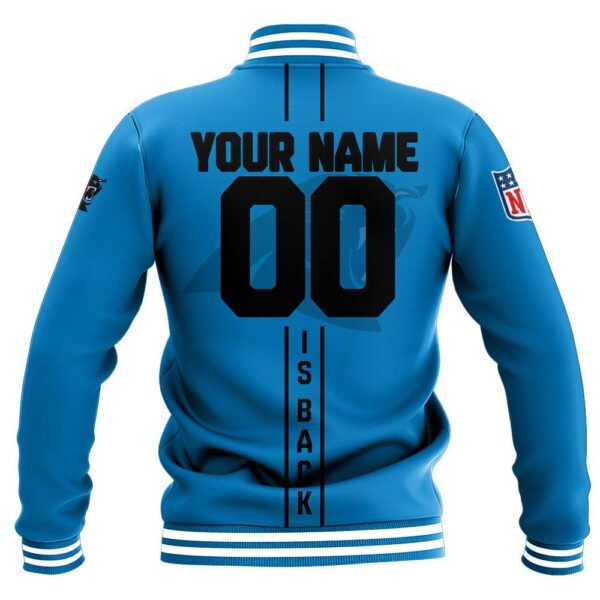 NFL Carolina Panthers Baseball Jacket Personalized name Football For Fan 1