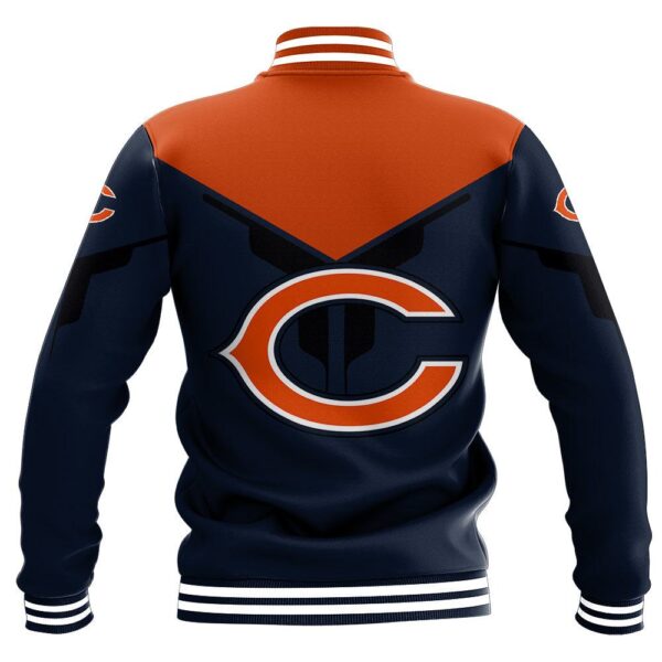 NFL Chicago Bears Baseball Jacket Drinking style 1