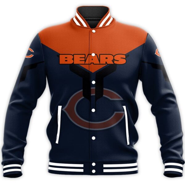 NFL Chicago Bears Baseball Jacket Drinking style