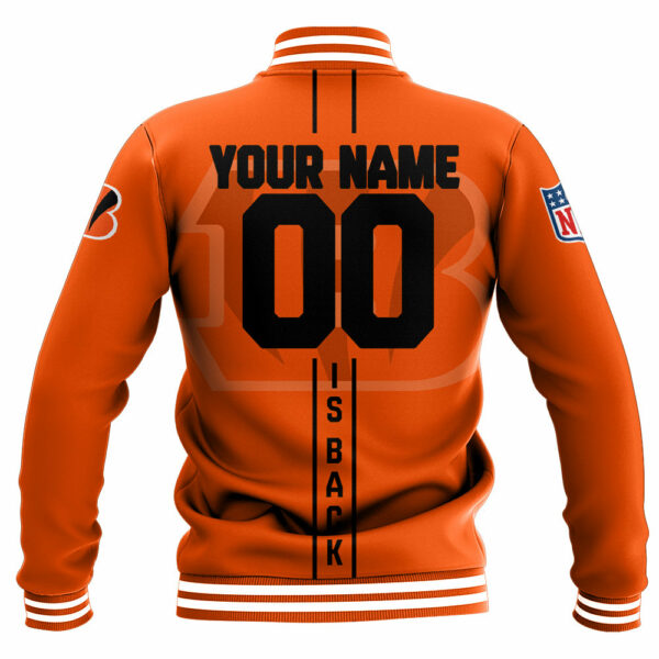 NFL Cincinnati Bengals Baseball Jacket Personalized name Football For Fan 1