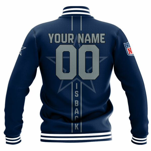 NFL Dallas Cowboys Baseball Jacket Personalized name Football For Fan 1