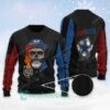 NFL Dallas Cowboys skull cowboys ugly 3D Christmas All Over Print Thicken Sweater
