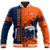 NFL Denver Broncos Baseball Jacket Quarter Style