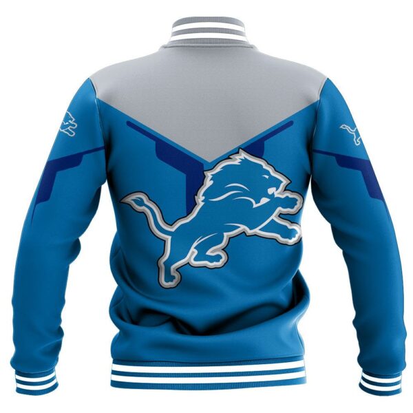 NFL Detroit Lions Baseball Jacket Drinking style 1