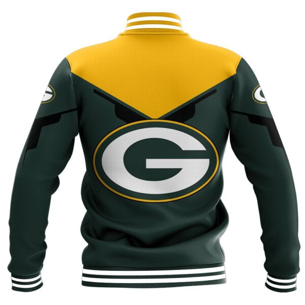 NFL Green Bay Packers Baseball Jacket Drinking style 1