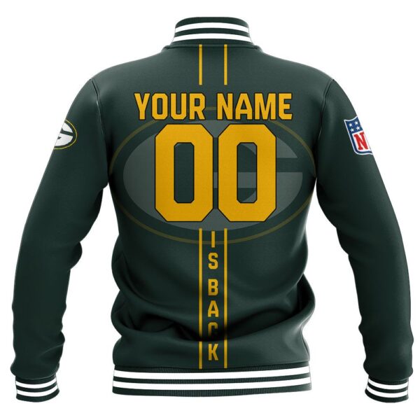 NFL Green Bay Packers Baseball Jacket Personalized Football For Fan 1