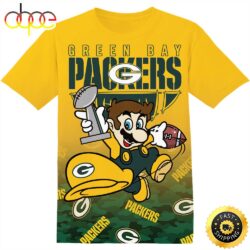 NFL Green Bay Packers Super Mario Tshirt Adult And Kid Tshirt