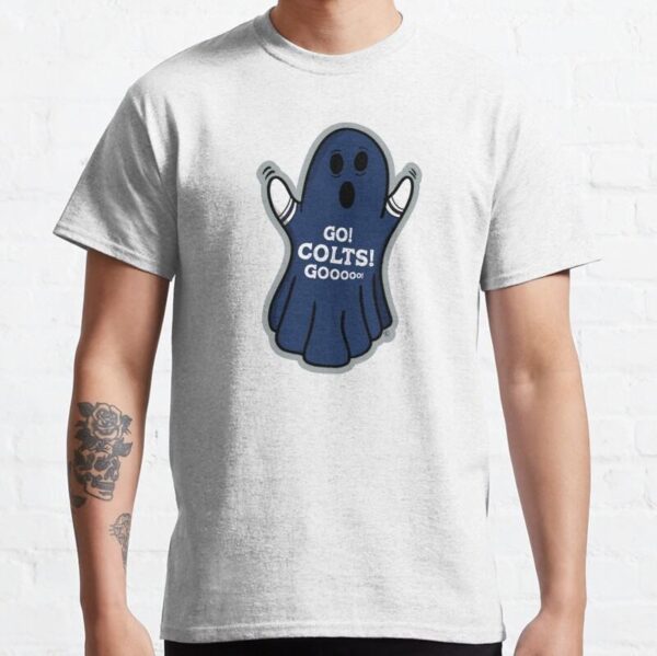 NFL Halloween Shirts Ghost Indianapolis Colts Classic T Shirt02