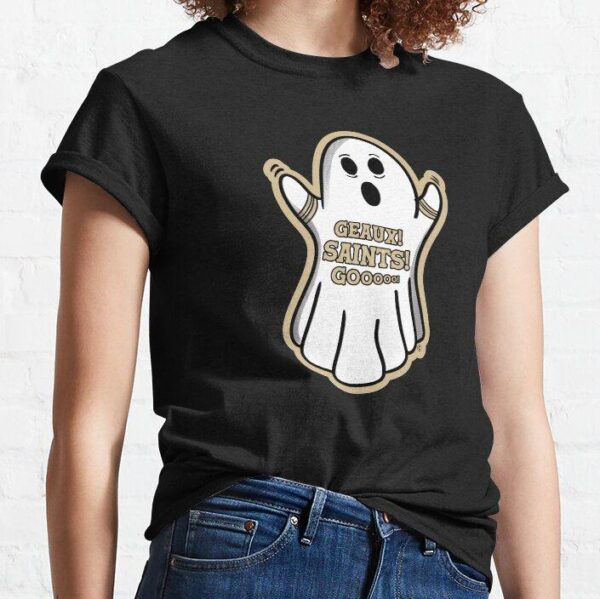 NFL Halloween Shirts Ghost New Orleans Saints Classic T Shirt31