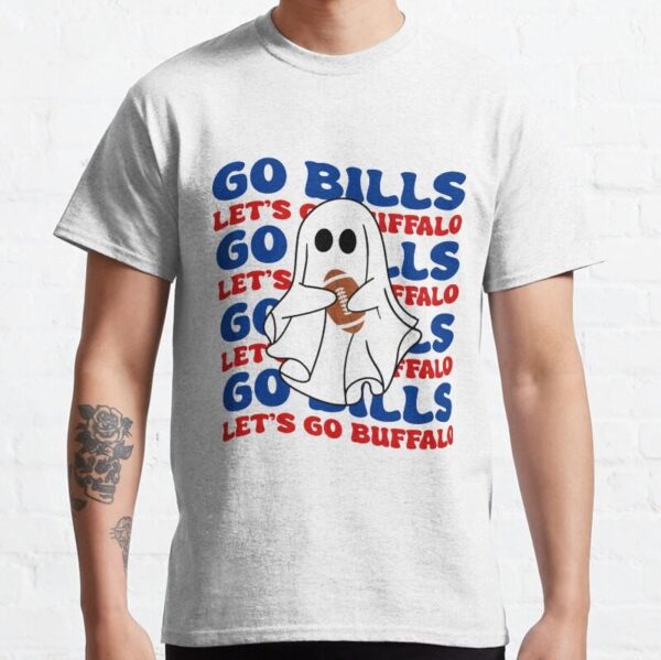 NFL Halloween Shirts Go Bills Ghost Classic T Shirt28