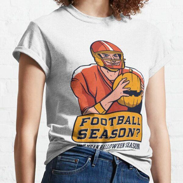 NFL Halloween Shirts HALLOWEEN FOOTBALL Classic T Shirt37
