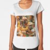 NFL Halloween Shirts Orange Autumn Leaves and White Helmet Premium Scoop T-Shirt21 NFL Halloween Shirts Orange Autumn Leaves and White Helmet Premium Scoop T Shirt21