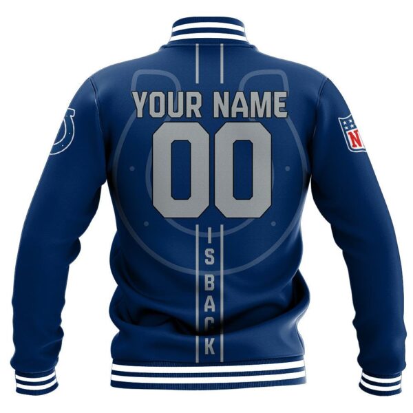 NFL Indianapolis Colts Baseball Jacket Personalized name Football For Fan 1