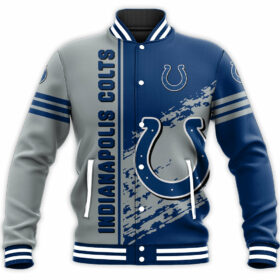 NFL Indianapolis Colts Baseball Jacket Quarter Style