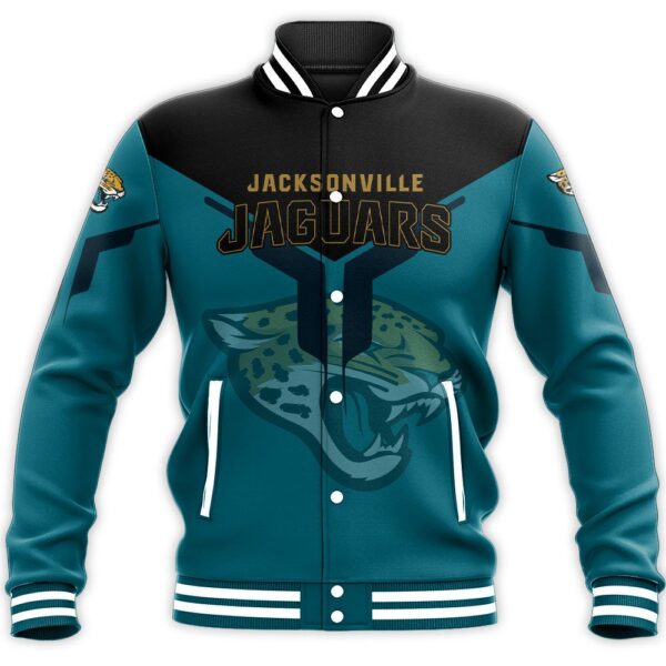 NFL Jacksonville Jaguars Baseball Jacket Drinking style