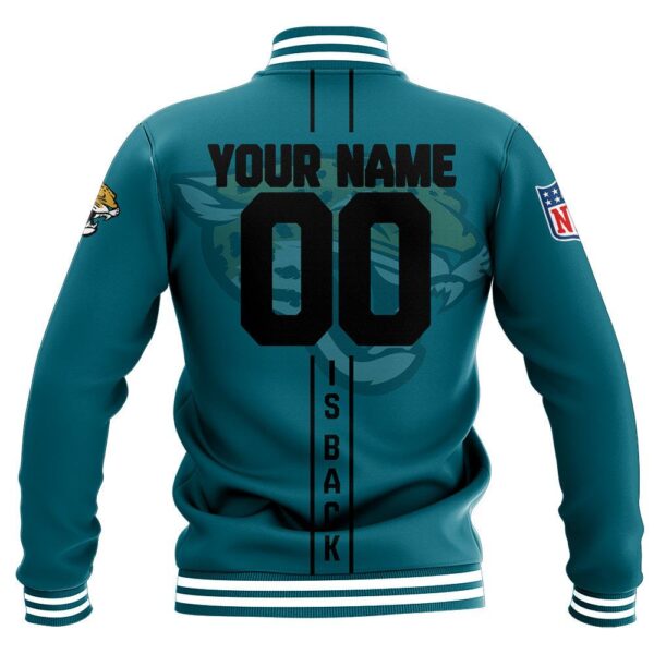 NFL Jacksonville Jaguars Baseball Jacket Personalized name Football For Fan 1