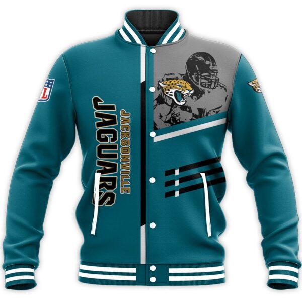 NFL Jacksonville Jaguars Baseball Jacket Personalized name Football For Fan