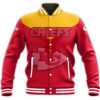 NFL Kansas City Chiefs Baseball Jacket Drinking style NFL Kansas City Chiefs Baseball Jacket Drinking style-