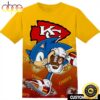 NFL Kansas City Chiefs Sonic the Hedgehog Tshirt Adult And Kid Tshirt NFL Kansas City Chiefs Sonic the Hedgehog Tshirt Adult And Kid Tshirt