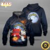 NFL Los Angeles Chargers Snoopy Halloween Pullover Hoodie NFL Los Angeles Chargers Snoopy Halloween Pullover Hoodie