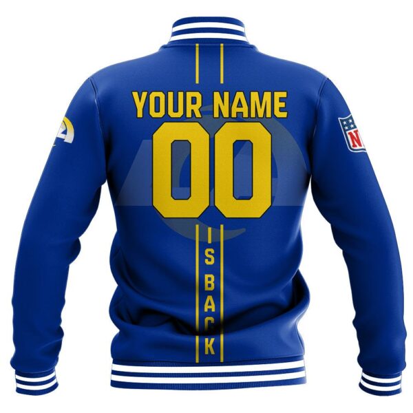 NFL Los Angeles Rams Baseball Jacket Personalized name Football For Fan 1