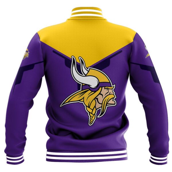 NFL Minnesota Vikings Baseball Jacket Drinking style 1