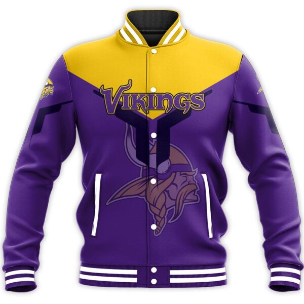 NFL Minnesota Vikings Baseball Jacket Drinking style