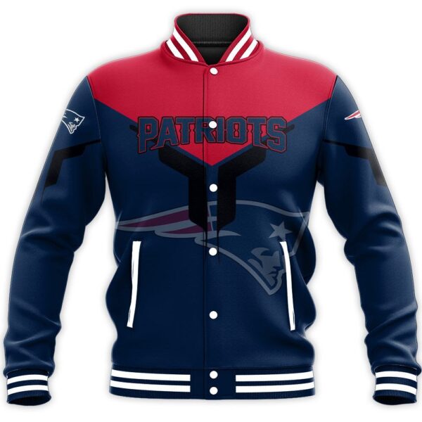 NFL New England Patriots Baseball Jacket Drinking style