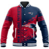 NFL New England Patriots Baseball Jacket Quarter Style
