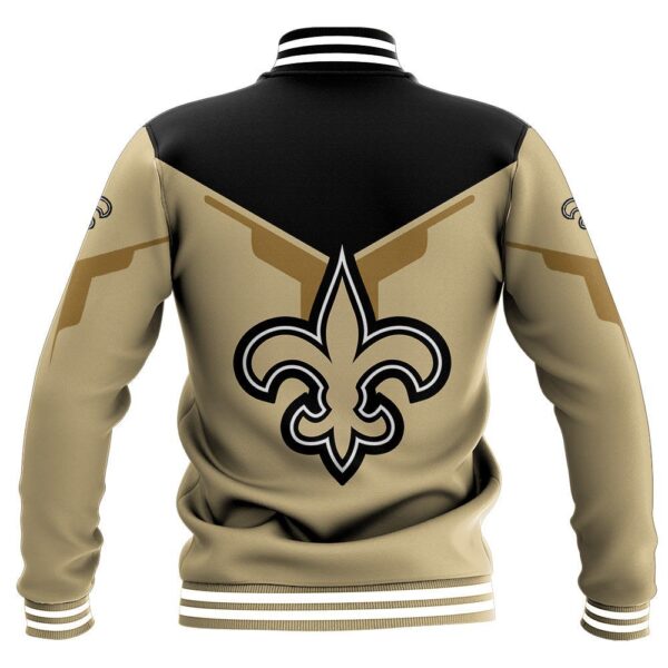 NFL New Orleans Saints Baseball Jacket Drinking style 1