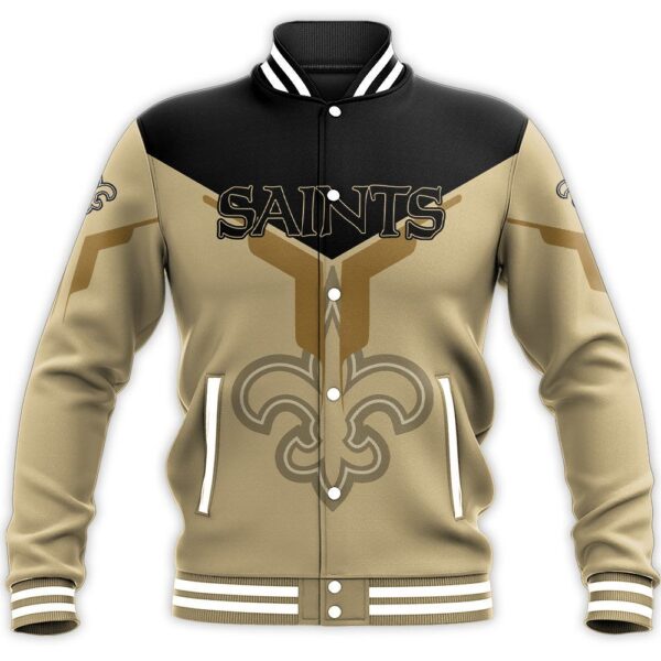 NFL New Orleans Saints Baseball Jacket Drinking style