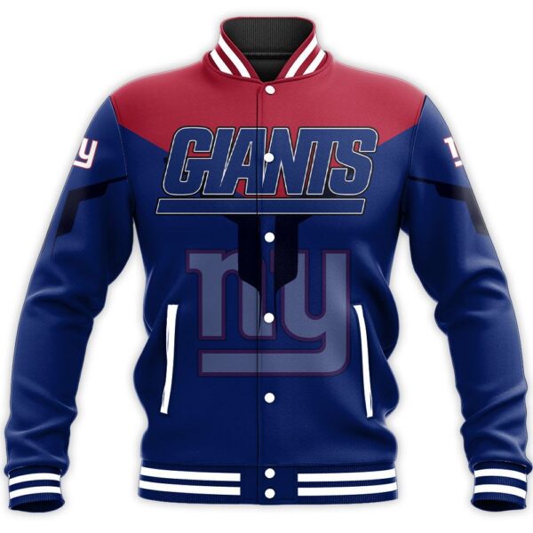 NFL New York Giants Baseball Jacket Drinking style