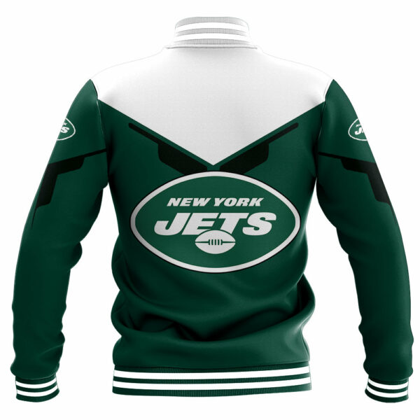 NFL New York Jets Baseball Jacket Drinking style 1
