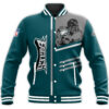 NFL Philadelphia Eagles Baseball Jacket Personalized name Football For Fan
