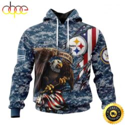 NFL Pittsburgh Honor Us Navy Veterans 3D Hoodie