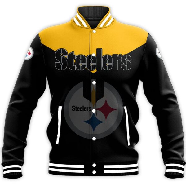 NFL Pittsburgh Steelers Baseball Jacket Drinking style