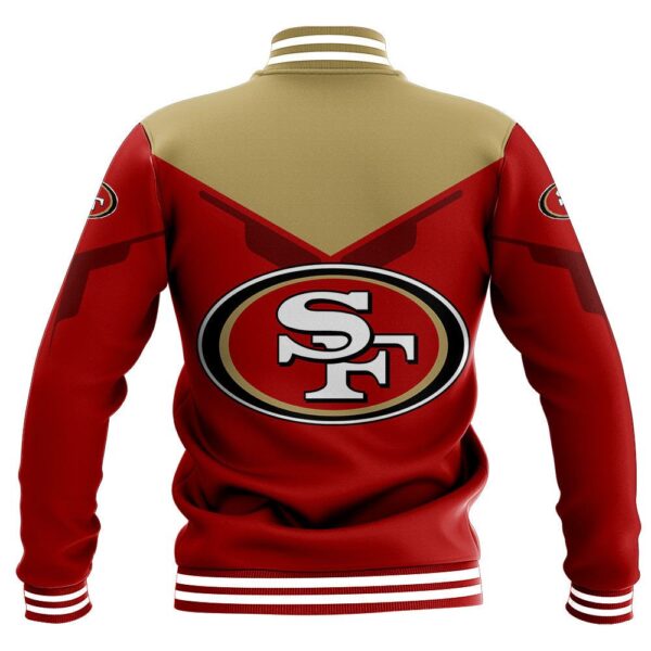 NFL San Francisco 49ers Baseball Jacket Drinking style 1