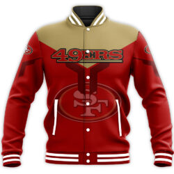 NFL San Francisco 49ers Baseball Jacket Drinking style