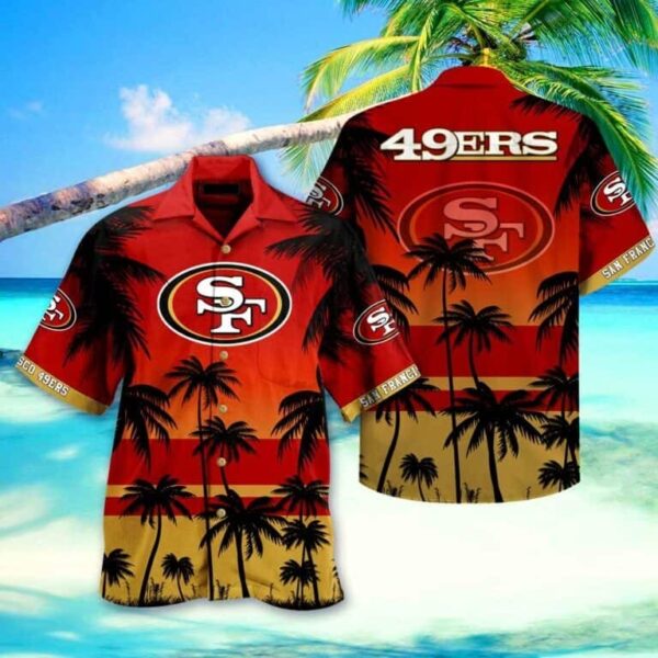 NFL San Francisco 49ers Hawaiian Shirt Football Gift For Beach Lovers NFL Hawaiian Shirt