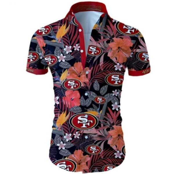NFL San Francisco 49ers Hawaiian Shirt Gift For Beach Lovers NFL Hawaiian Shirt