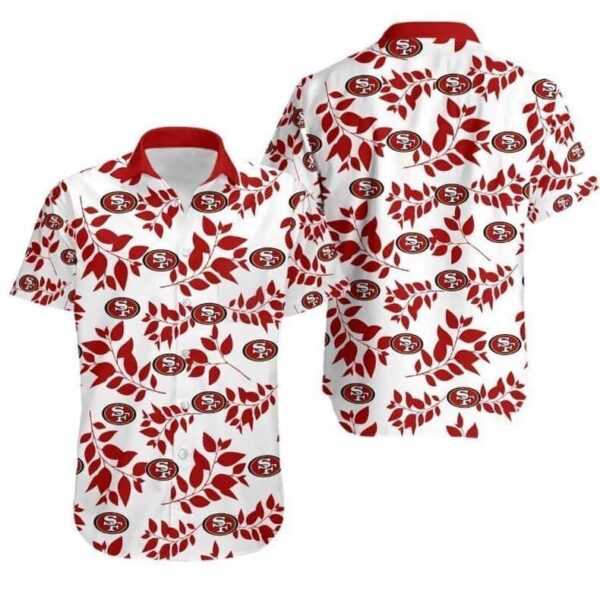 NFL San Francisco 49ers Hawaiian Shirt Gift For Beach Vacation NFL Hawaiian Shirt