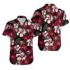 NFL San Francisco 49ers Hawaiian Shirt Hibiscus Flower Pattern Best Beach Gift NFL Hawaiian Shirt