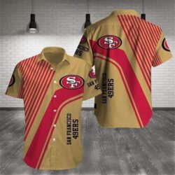 NFL San Francisco 49ers Hawaiian Shirt Trendy Summer Gift, NFL Hawaiian Shirt