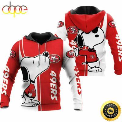 NFL San Francisco 49ers Snoopy Pullover Hoodie