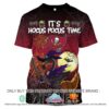 NFL Tampa Bay Buccaneers Halloween Pumpkin Flamingo It's Hocus Pocus Time Witches 3D T Shirt