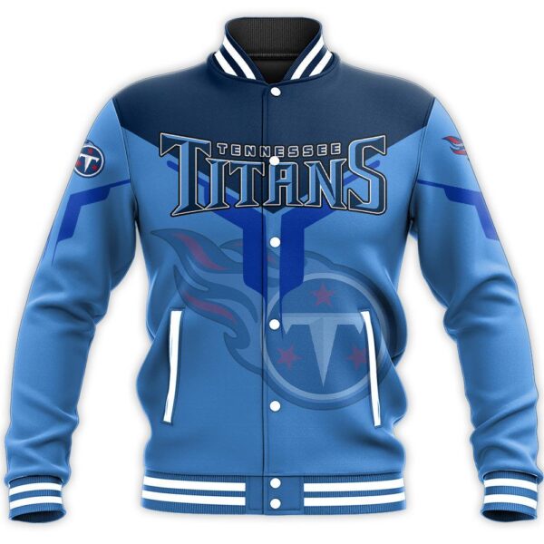 NFL Tennessee Titans Baseball Jacket Drinking style for fan