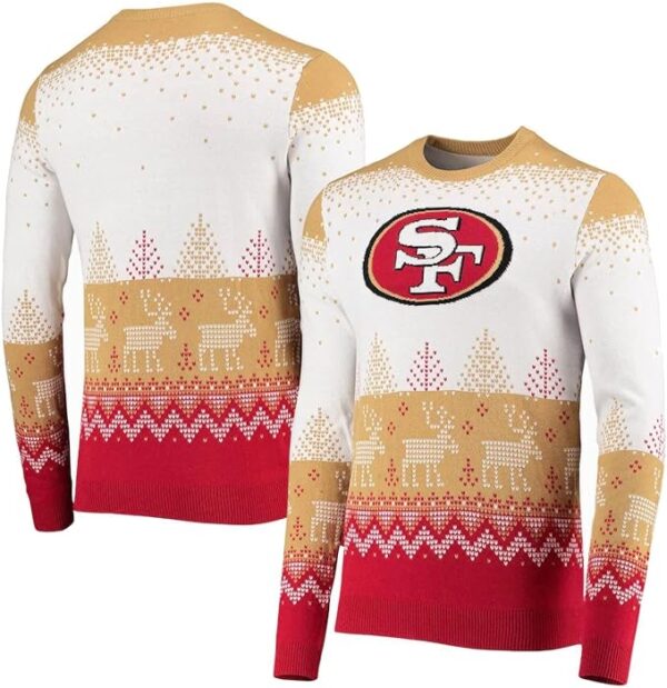 NFL Ugly Sweater christmas Knit Pullover San Francisco 49ers custom