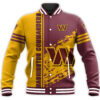 NFL Washington Commanders Baseball Jacket Quarter Style for fan NFL Washington Commanders Baseball Jacket Quarter Style for fan